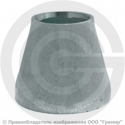 Переход 89х3,5-45х2,5 (Ду 80-40) оцинкованный концентрический ГОСТ 17378