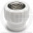 Муфта PP-R комбинированная белая ВР (ВН) Дн 25-1/2&quot; PRO VALFEX