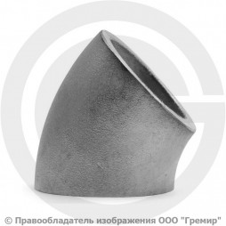 Отвод 45х3 (Ду-40) 12х18н10т 30 градусов ГОСТ 17375