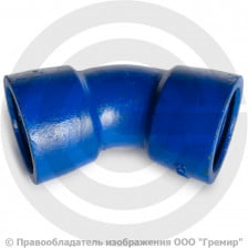 Отвод раструбный ОР ВЧШГ с ЦПП Ду-600