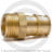 Муфта латунная для PE-X труб Дн 25-1/2&quot; НР (НАР) GX107 Giacomini