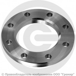 Фланец стальной прижимной накидной расточенный Ду-300 (Dвн 338мм) Ру-16 под ПЭ втулку Дн 315 SDR11 Китай