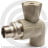 Кран PP-R Дн 25-1/2&quot; НР (НАР) угловой для радиатора серый VALFEX