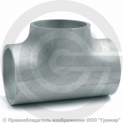 Тройник 377х12-273х10 (Ду 350-250) оцинкованный переходной ГОСТ 17376