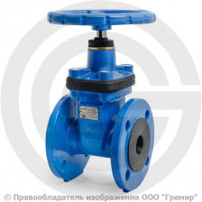 Задвижка чугунная фланцевая Ду-65 Ру-10/16 (Т<110°С) VOC4241C Tecofi