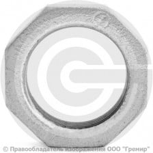Контргайка чугунная оцинкованная ВР (ВН) Ду 40 (1 1/2")