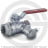Кран латунный со спускником Ду-20 (3/4&quot;) Ру-42 ВР (ВН) хром рычаг Giacomini R250DS