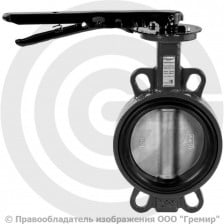 Затвор дисковый поворотный межфланцевый Ду-80 Ру-16 EPDM с нержавеющим диском Ридан ЗДМ 05