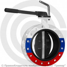 Затвор дисковый поворотный межфланцевый Ду-65 Ру-25 EPDM с чугунным диском АДЛ Гранвэл ЗПCС-FLN(W)-MRR-E