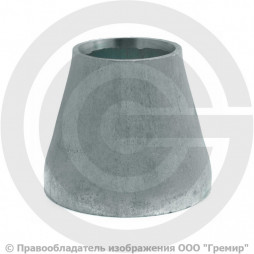 Переход 33,7х3,2-21,3х3,2 (Ду 25-15) оцинкованный концентрический исп.1 ГОСТ 17378