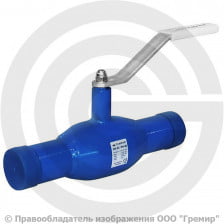 Кран стальной под приварку Ду-50 Ру-40 L=300мм Temper КШ.Ц.П
