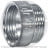 Удлинитель латунный ВР-НР (ВН-НАР) Ду-20 (3/4&quot;) L=25мм хром SantechSystems