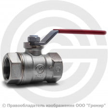Кран латунный Ду-10 (3/8") Ру-35 ВР (ВН) хром полнопроходной рычаг Giacomini R850
