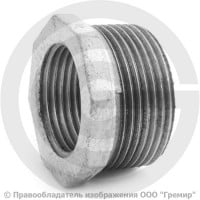 Футорка чугунная оцинкованная НР-ВР (НАР-ВН) Ду 40-25 (1 1/2"-1") Fittex PLUS