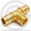 Тройник латунный для PE-X труб Дн 20-1/2"-20 НР (НАР) РОС