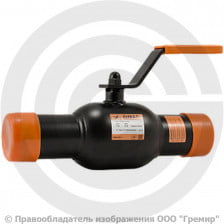 Кран стальной под приварку Ду-25 Ру-40L=230мм АДЛ КШТ.10.025.40