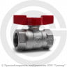 Кран латунный Ду-20 (3/4&quot;) Ру-42 ВР (ВН) хром бабочка Giacomini R251D