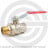 Кран латунный Ду-15 (1/2&quot;) Ру-40 ВР-НР (ВН-НАР) никель полнопроходной рычаг Aquasfera Euro 1003