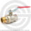 Кран латунный Ду-15 (1/2") Ру-40 ВР-НР (ВН-НАР) никель полнопроходной рычаг Aquasfera Euro 1003