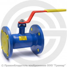 Кран стальной фланцевый Ду-50 Ру-40 L=230мм полнопроходной МАРШАЛ 11с67п ЦФ.00.1.040.050