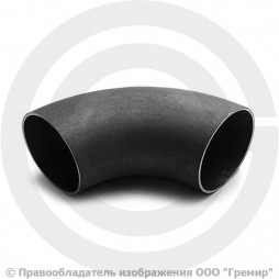 Отвод П90 108х4,5 (Ду-100) стальной (Ст.20) 90 градусов ГОСТ 17375