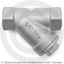 Фильтр сетчатый нержавеющий AISI 304 (CF8) Ду-20 (3/4") Ру-16 ВР (ВН) (Т<250°С) NK-YS20/4