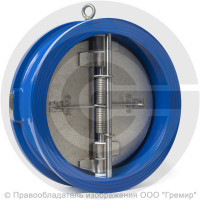 Клапан обратный двухстворчатый чугунный межфланцевый Ду-400 Ру-16 (Т<120°С) ств чугун Benarmo Клапан обратный двухстворчатый чугунный межфланцевый Ду-400 Ру-16 (Т<120°С) ств чугун Benarmo