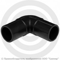 Отвод ПЭ100 спигот Дн 40 45гр Ру-16 SDR11 EUROSTANDARD