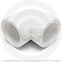 Угольник PP-R белый Дн 25 90гр PRO VALFEX