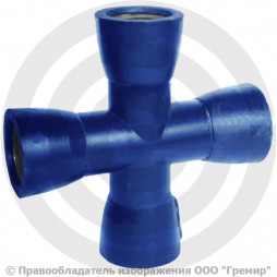 Крест раструбный КР ВЧШГ с ЦПП Ду 400-100