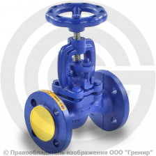 Клапан запорный чугунный фланцевый Ду-125 Ру-16 (Т<300°С) сальниковый 215A Zetkama