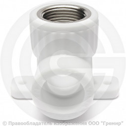 Водорозетка PP-R белая ВР (ВН) Дн 25-3/4" 90гр Pro Aqua