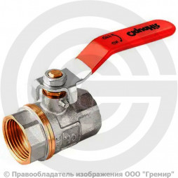 Кран латунный Ду-25 (1") Ру-25 ВР (ВН) полнопроходной рычаг MVI AquaHit BV.311