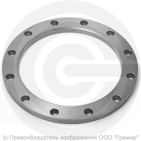 Фланец для ПЭ труб стальной Ду-600 Ру-10 прижимной расточенный (Dвн 645мм) под втулку Дн 630 SDR17 Т30