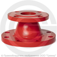 Переход фланцевый ПФ (ХФ) стальной Ду 600-200 Ру-10 КЗСД