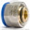 Евроконус латунный для PE-X труб обжим Дн 20-2,8х3/4" накидная гайка RAUTITAN flex Rehau