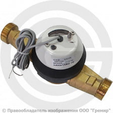 Счётчик крыльчатый одноструйный Ду-32 Ру-16 (Т<50°С) L=260мм импульсный Б/К ВСТН Тепловодомер