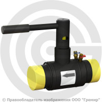 Клапан балансировочный ручной стальной под приварку Ду-100 Ру-16 Kvs=110.52м3/ч с измерительными ниппелями Venturi FODRV Broen