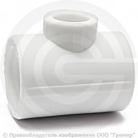 Тройник PP-R переходной белый внутренняя пайка Дн 32-25-32 VALFEX