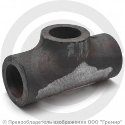 Тройник П 48,3х4 (Ду-40) 09Г2С равнопроходной исп.1 ГОСТ 17376