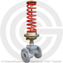 Регулятор давления прямого действия НО "после себя" чугунный фланцевый Ду-50 Ру-16 Kvy=40 м3/ч 0,1-0,6 МПа Энерготехномаш УРРД-НО-РД