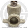 Водорозетка PP-R серая НР (НАР) Дн 25-1/2&quot; 90гр Pro Aqua