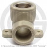 Водорозетка PP-R серая ВР (ВН) Дн 25-1/2&quot; 90гр Wavin Ekoplastik