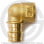Угольник латунный для PE-X труб Дн 20-1/2" ВР (ВН) РОС
