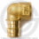 Угольник латунный для PE-X труб Дн 20-3/4" ВР (ВН) РОС