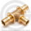 Тройник бронзовый переходной для PE-X труб Дн 25-20-25 RAUTITAN PLATINUM RX Rehau