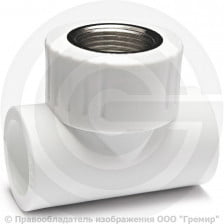 Тройник PP-R комбинированный белый ВР (ВН) Дн 32-1" RTP (РосТурПласт)