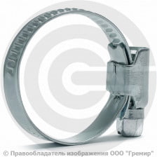 Хомут червячный нержавеющий (Дн 32-50) Китай