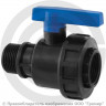 Кран ПНД компрессионный Дн 1/2&quot;-1/2&quot; ВР-НР (ВН-НАР) Ру-10 RTP (РосТурПласт)