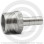 Штуцер под шланг "елочка" нержавеющий AISI 304 Ду 25-20мм (1"-20мм)